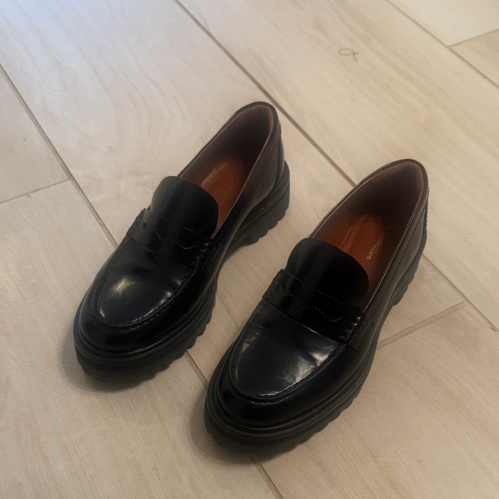 Reformation Black Loafers